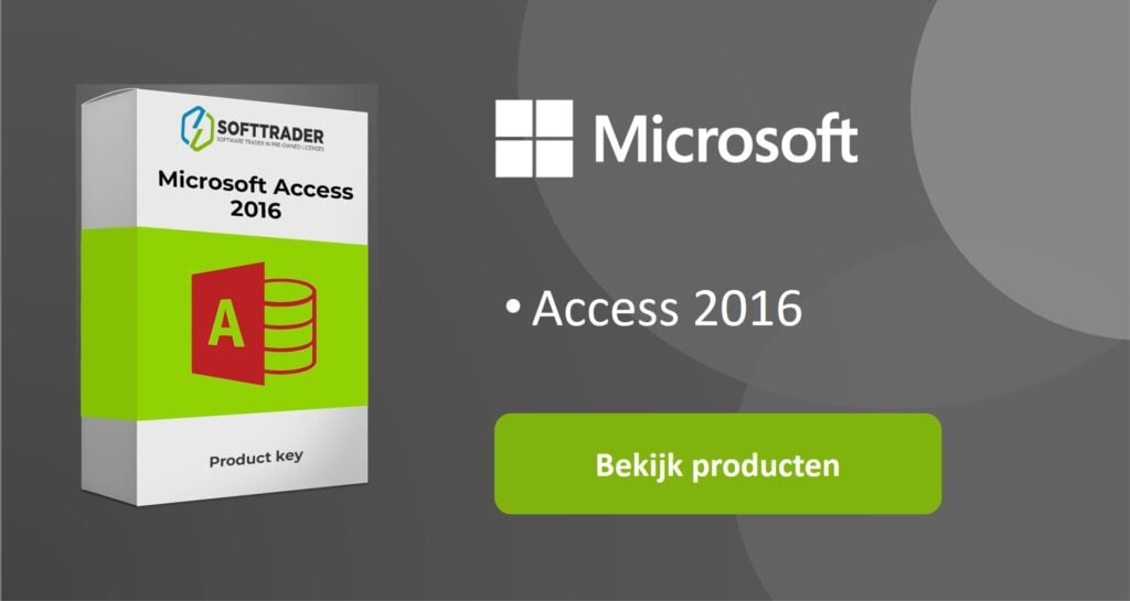 Access 2016 kopen